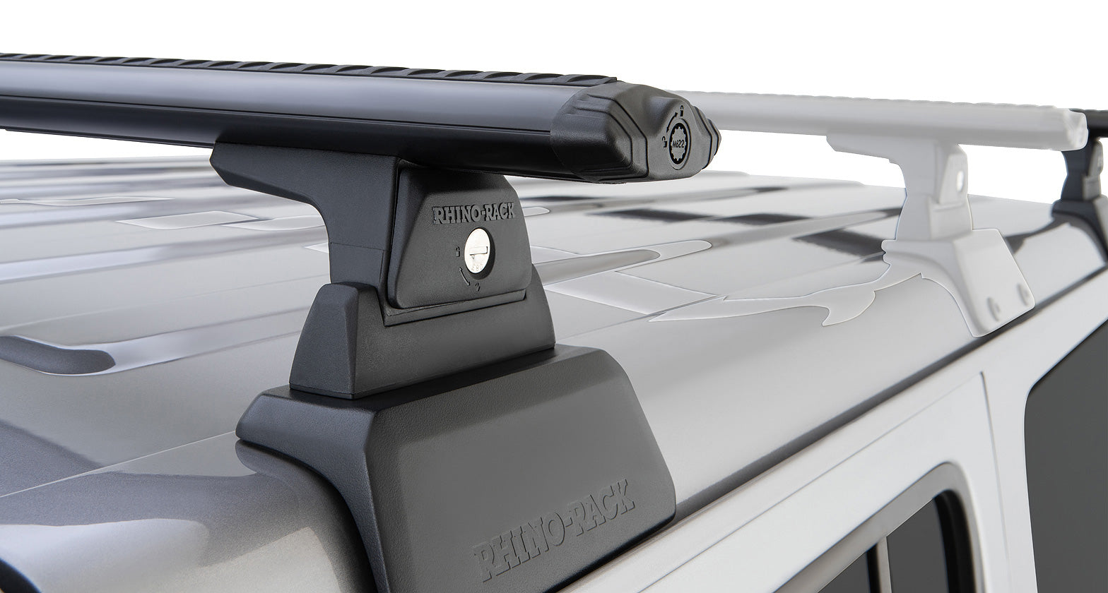 Vortex RLT600 Black 2 Bar Rhino-Rack Backbone Roof Rack