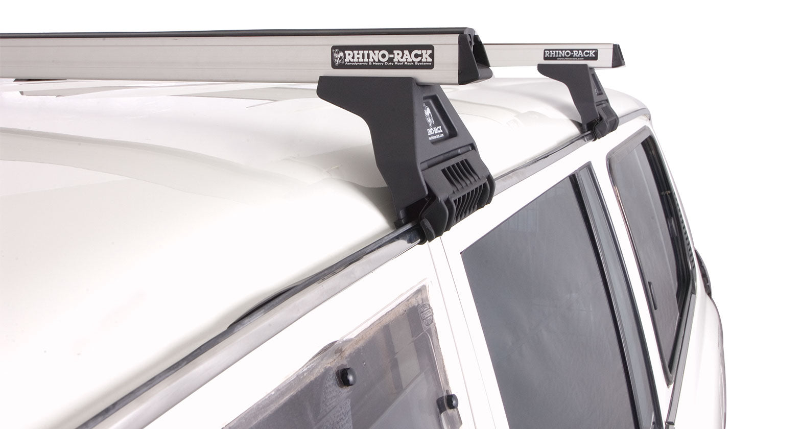 Heavy Duty RL110 Silver 4 Bar Roof Rack