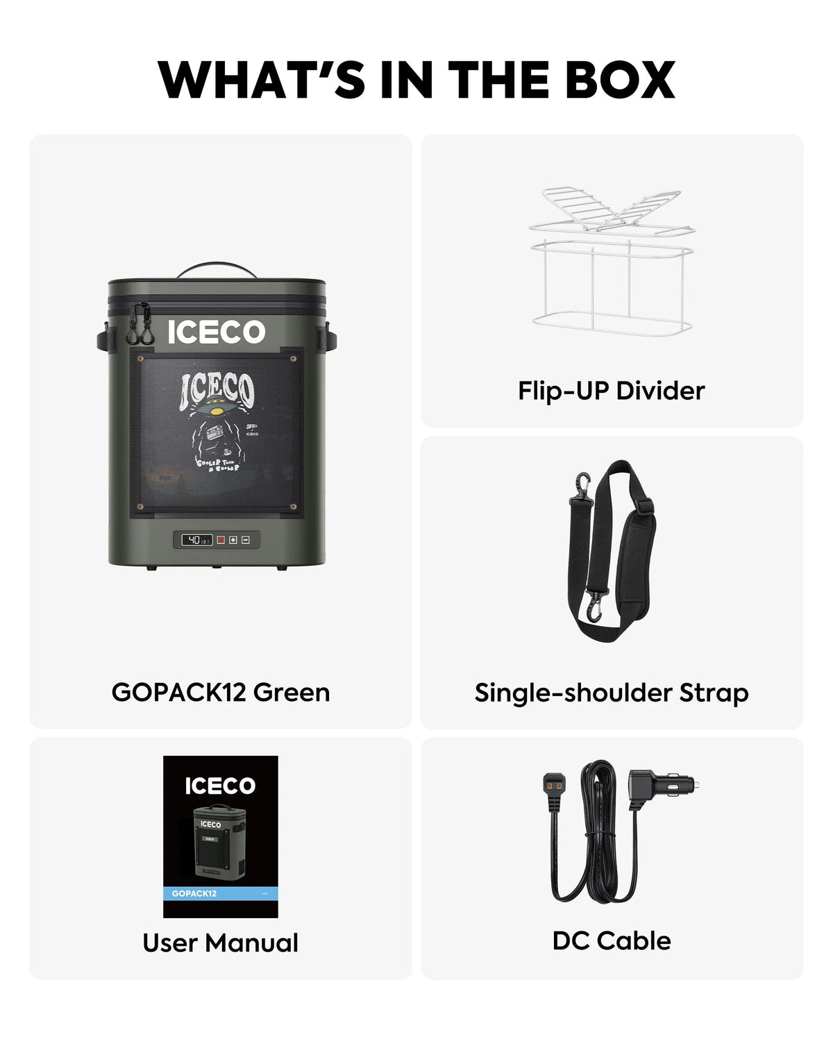 GOPack12 Single Zone Portable Backpack Cooler | ICECO | 12L