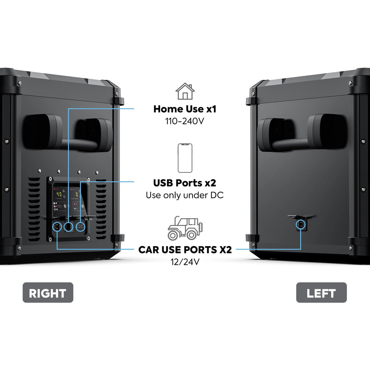 VL45ProD (Gen II) Dual Zone Portable Freezer | ICECO | 45L