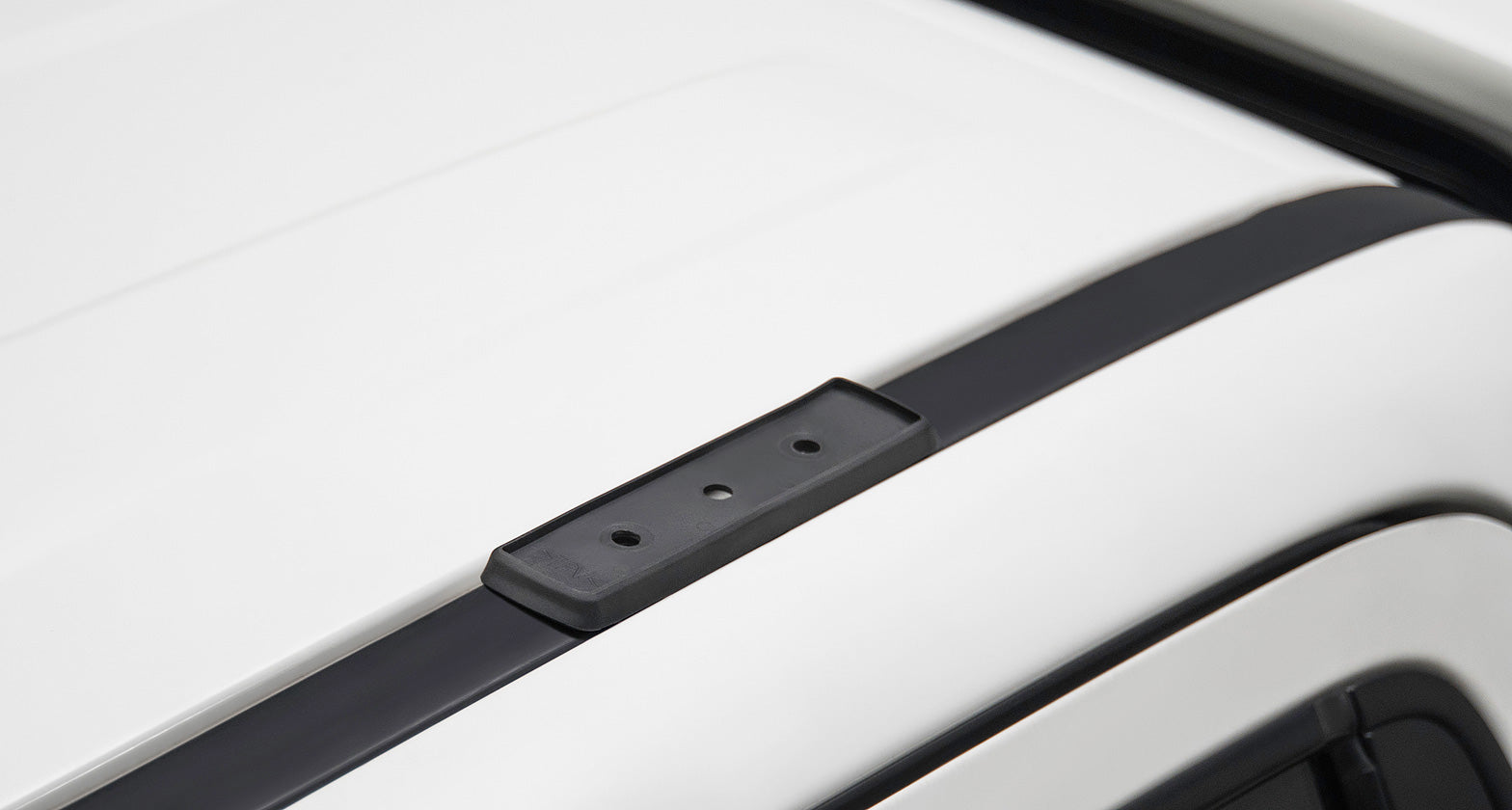 Heavy Duty RLT600 Ditch Mount Black 3 Bar Roof Rack