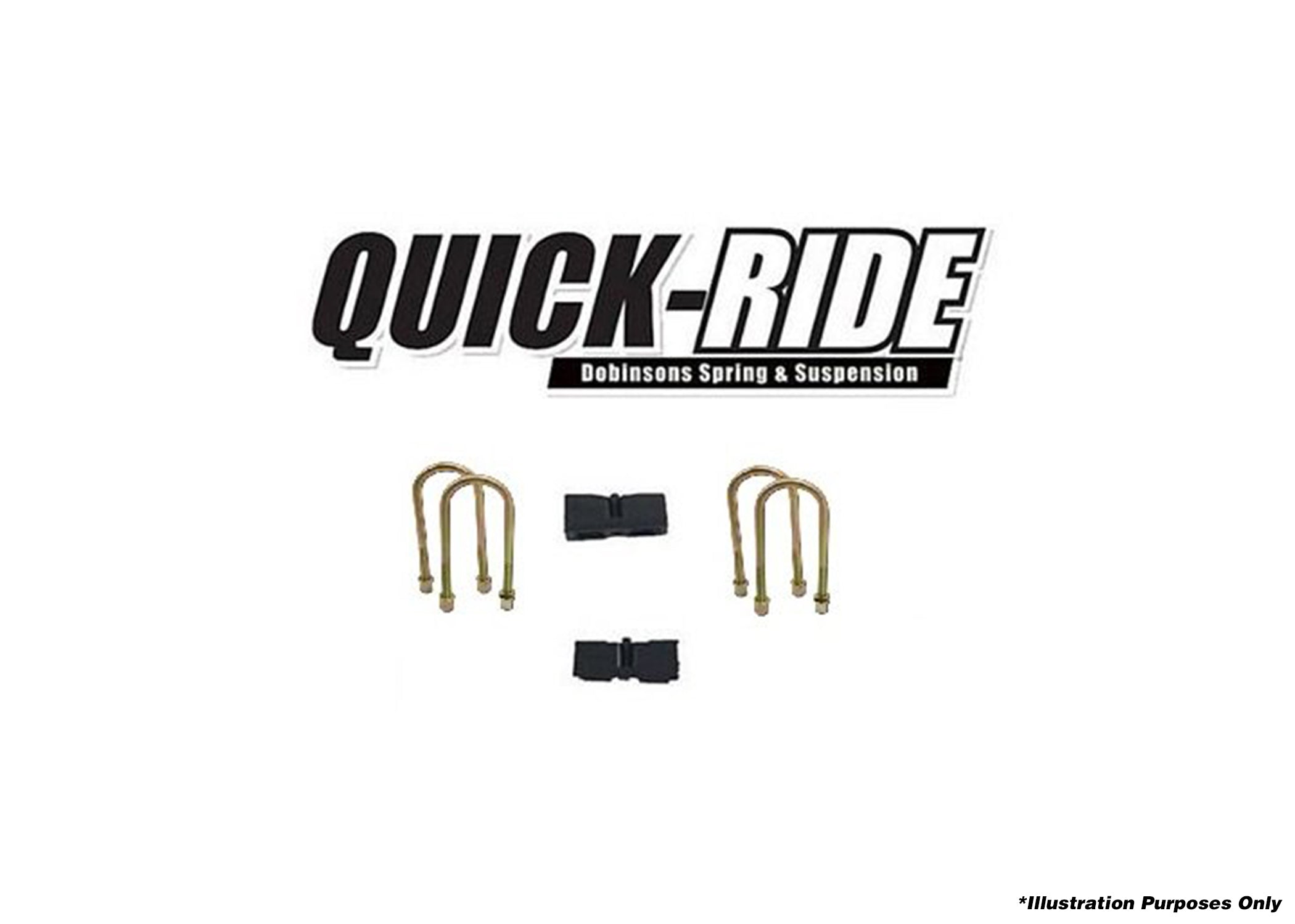 DOBINSONS 2" QUICK RIDE KIT INCLUDES U-BOLTS - QR19-501K