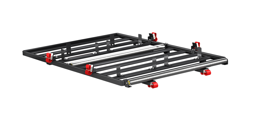 Roller Rack Full-Size EVO, EVOa, and EVOc Applications 5.5 Foot-5.8 Foot Short Bed SmartCap