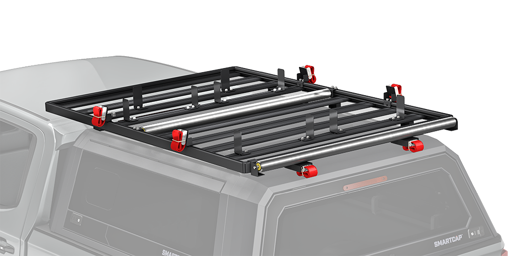 Roller Rack Full-Size EVO, EVOa, and EVOc Applications 5.5 Foot-5.8 Foot Short Bed SmartCap