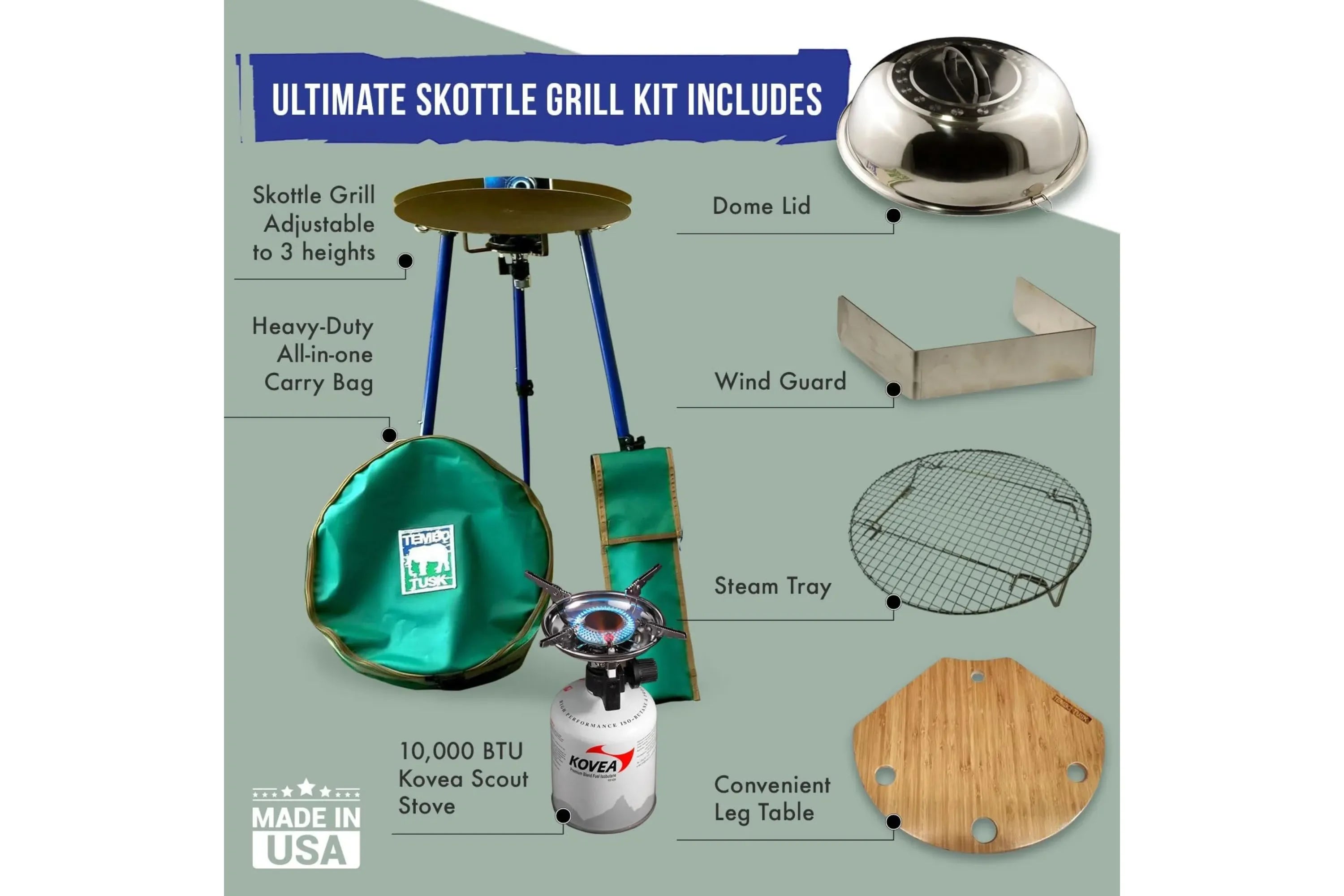 The Ultimate Skottle Grill Kit