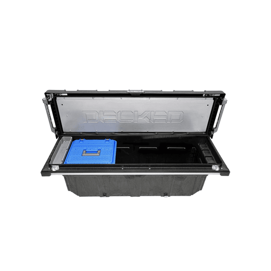 Full Size Pickup Truck Tool Box Deep Tub with Ladder Decked