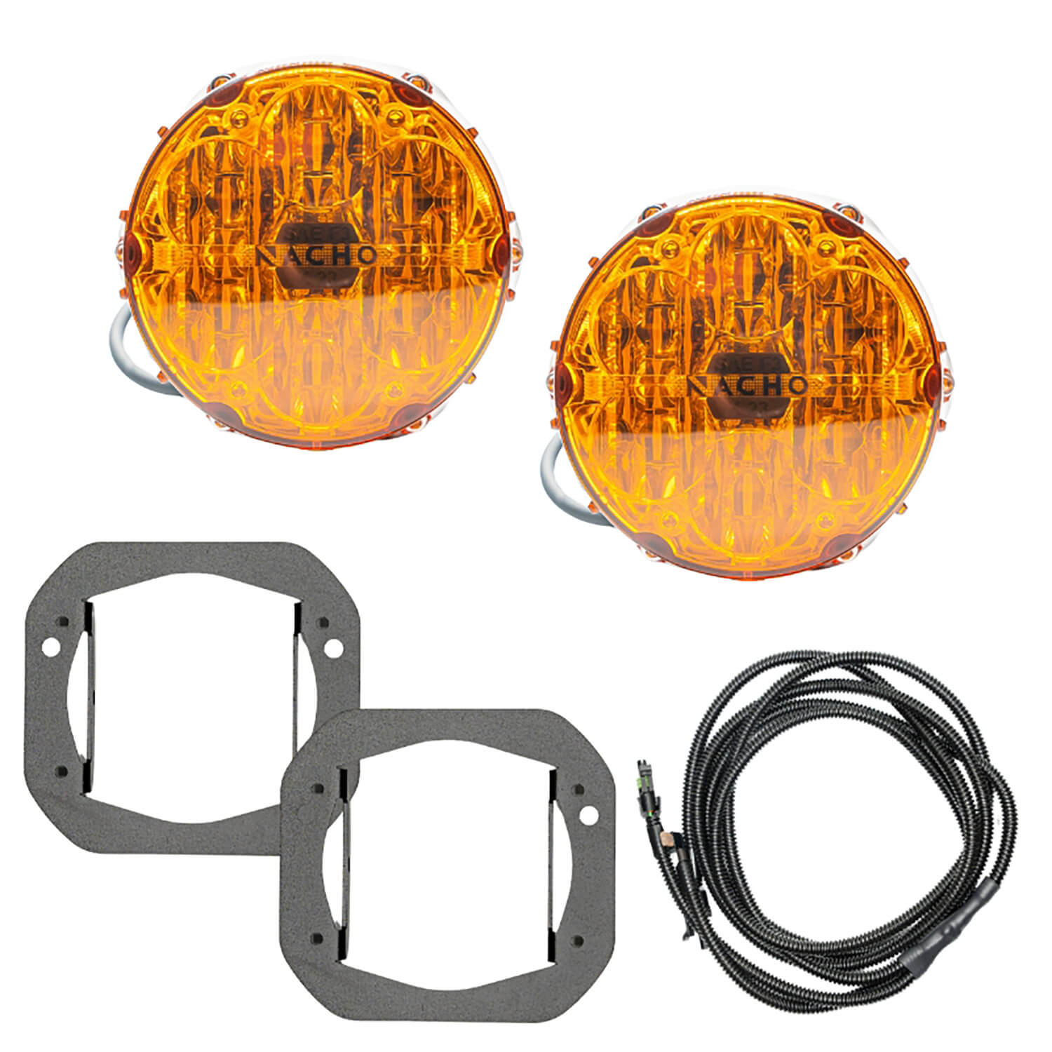 NACHO - V3JW1KASO - SAE Only Amber Plug N Play Fog Light Kit