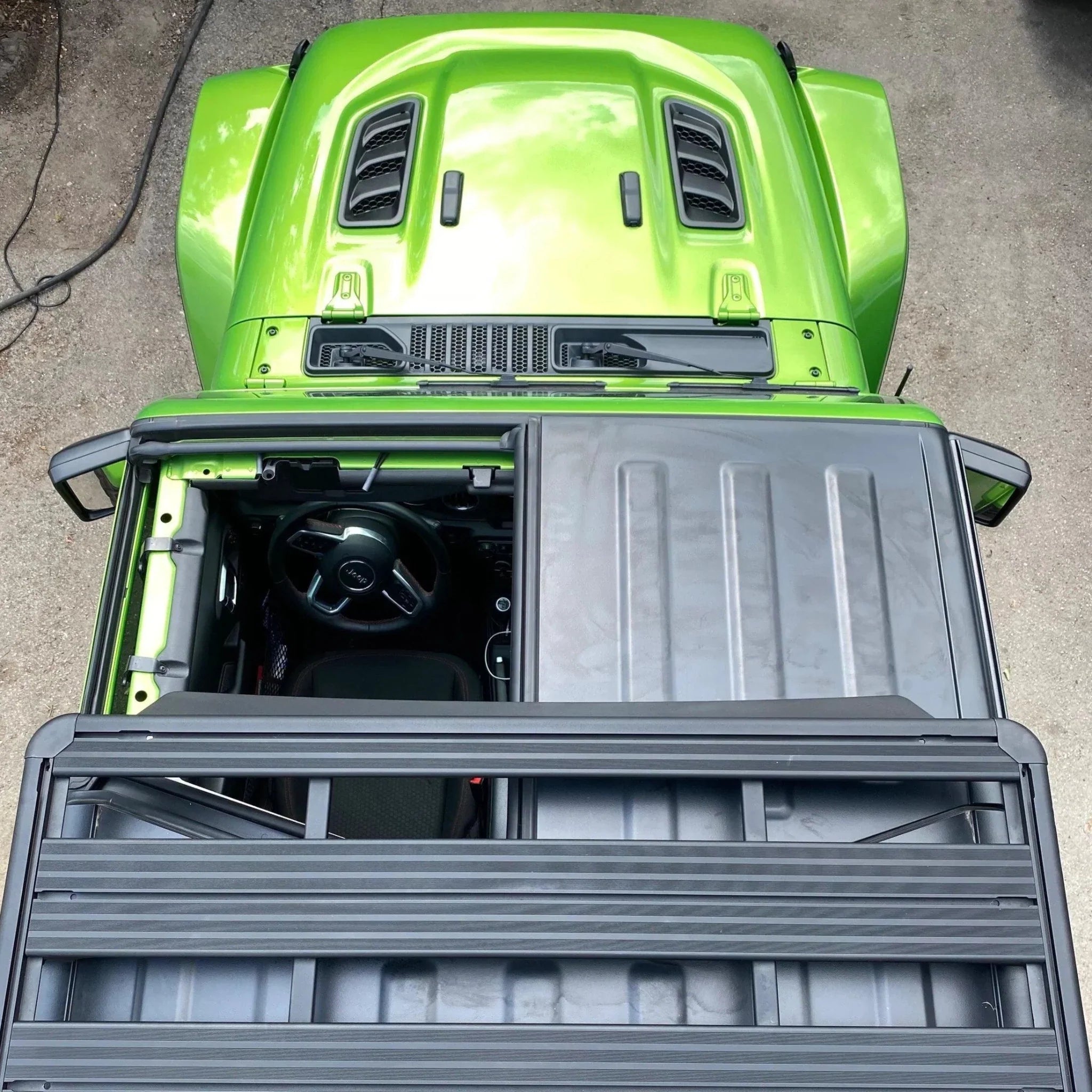 RIVAL Aluminum No-Drill Roof Rack 2018-2025 Jeep Wrangler JL 2-Door | 2020-2025 Jeep Gladiator