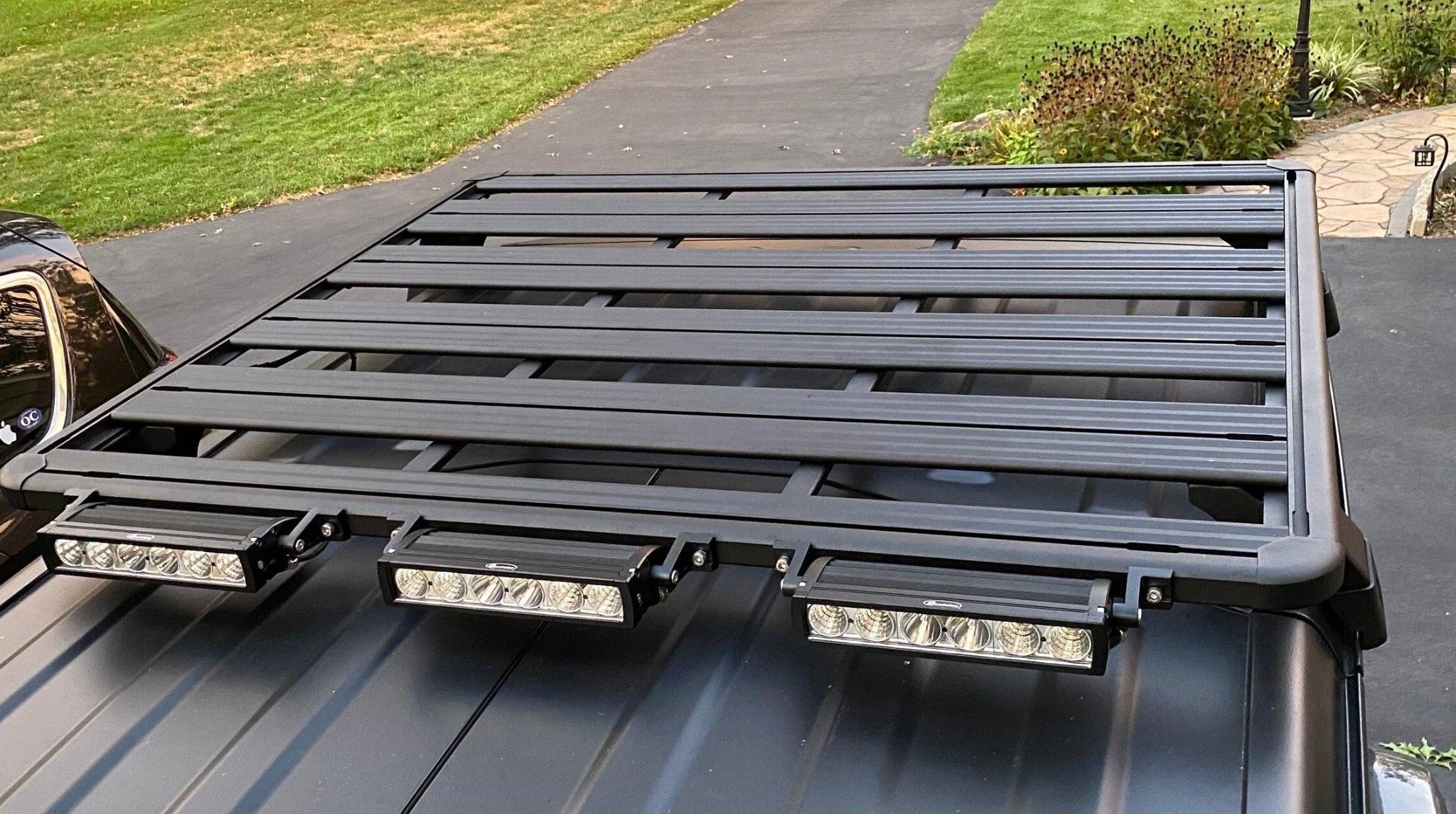 RIVAL Aluminum No-Drill Roof Rack 2018-2025 Jeep Wrangler JL 2-Door | 2020-2025 Jeep Gladiator