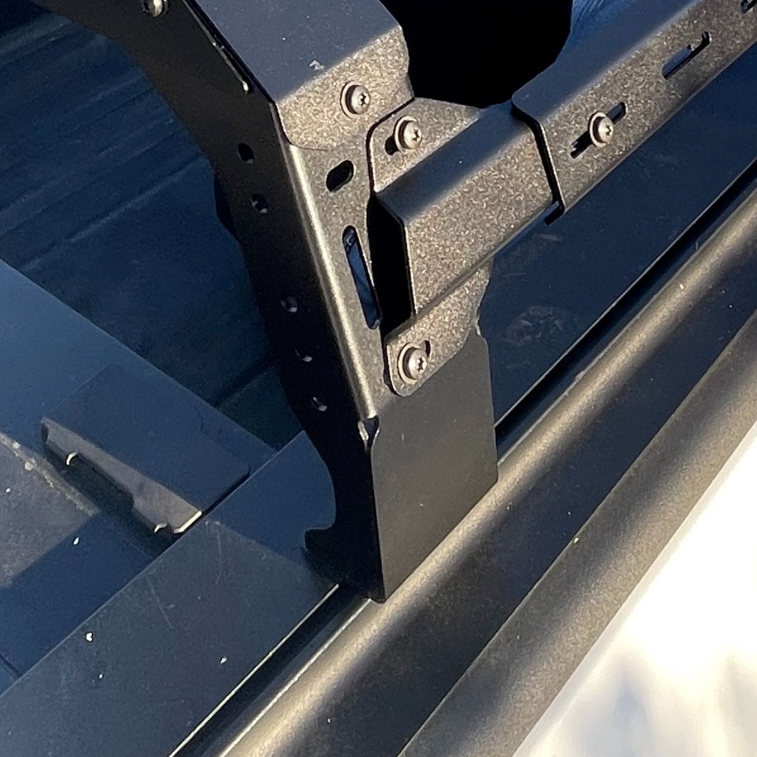 Chevrolet Silverado 1500 / 2500 4CX Series Shiprock Height Adjustable Bed Rack Truck Bed Cargo Rack System TUWA PRO®️ T-Slot Bases for Retractable Covers 