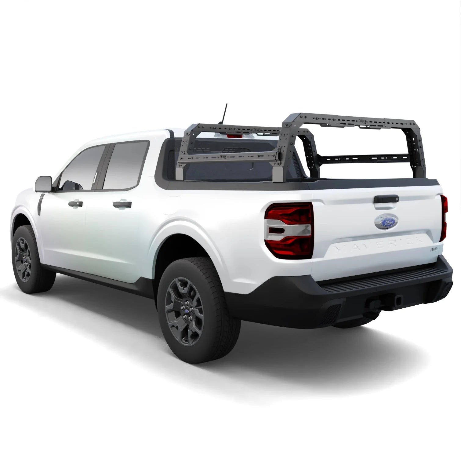 Ford Maverick 4CX Series Shiprock Height Adjustable Bed Rack Truck Bed Cargo Rack System TUWA PRO®️