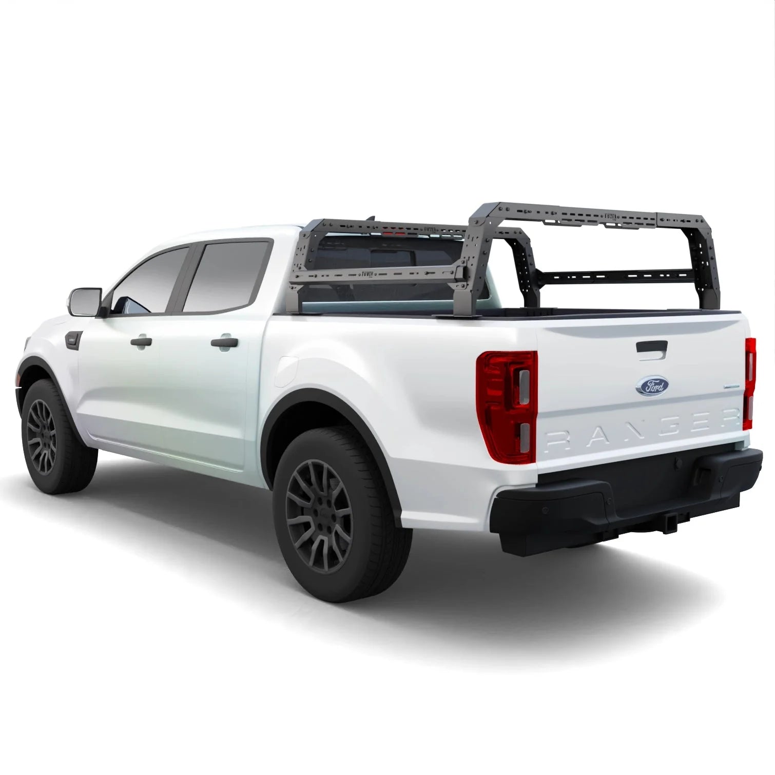 Ford Ranger 4CX Series Shiprock Height Adjustable Bed Rack Truck Bed Cargo Rack System TUWA PRO®️