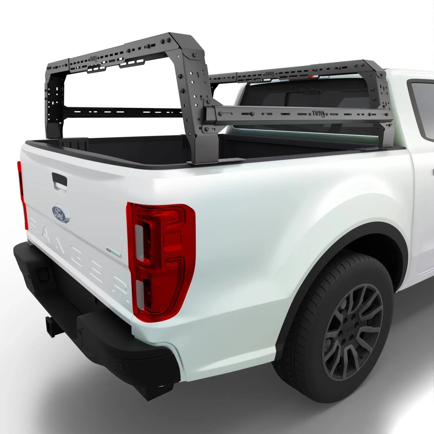 Ford Ranger 4CX Series Shiprock Height Adjustable Bed Rack Truck Bed Cargo Rack System TUWA PRO®️