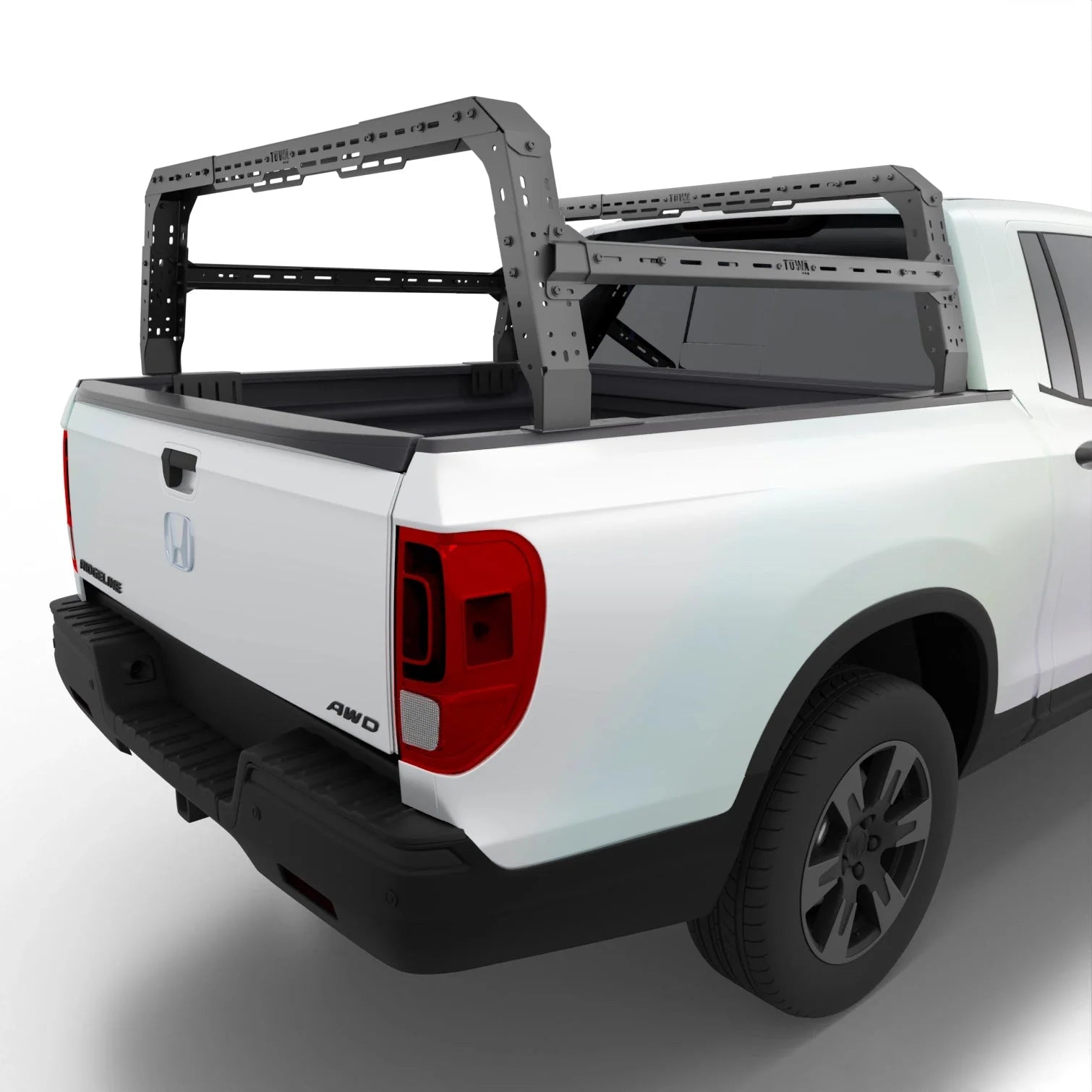 Honda Ridgeline 4CX Series Shiprock Height Adjustable Bed Rack Truck Bed Cargo Rack System TUWA PRO®️