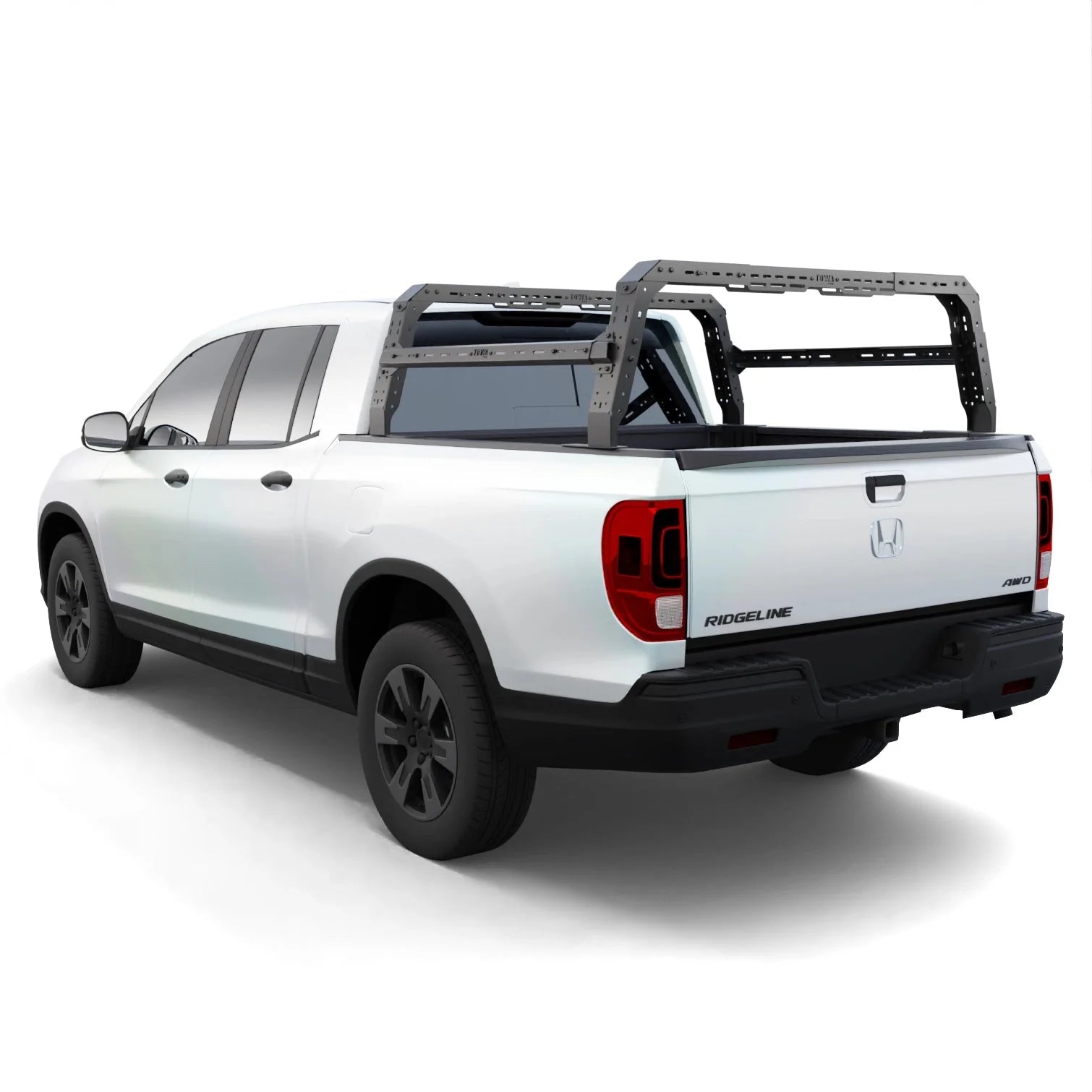 Honda Ridgeline 4CX Series Shiprock Height Adjustable Bed Rack Truck Bed Cargo Rack System TUWA PRO®️