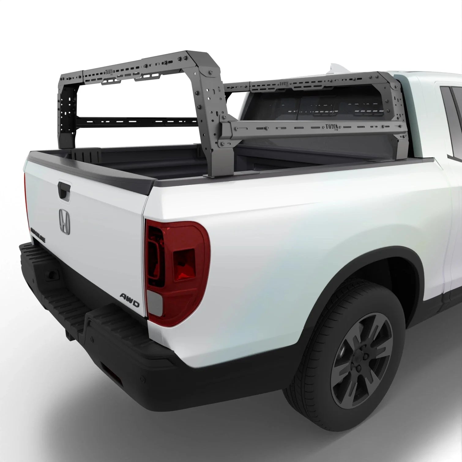 Honda Ridgeline 4CX Series Shiprock Height Adjustable Bed Rack Truck Bed Cargo Rack System TUWA PRO®️