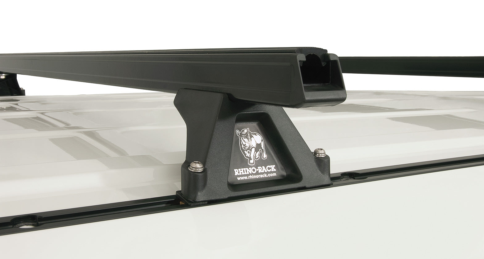 Heavy Duty RLTF Trackmount Black 2 Bar Roof Rack