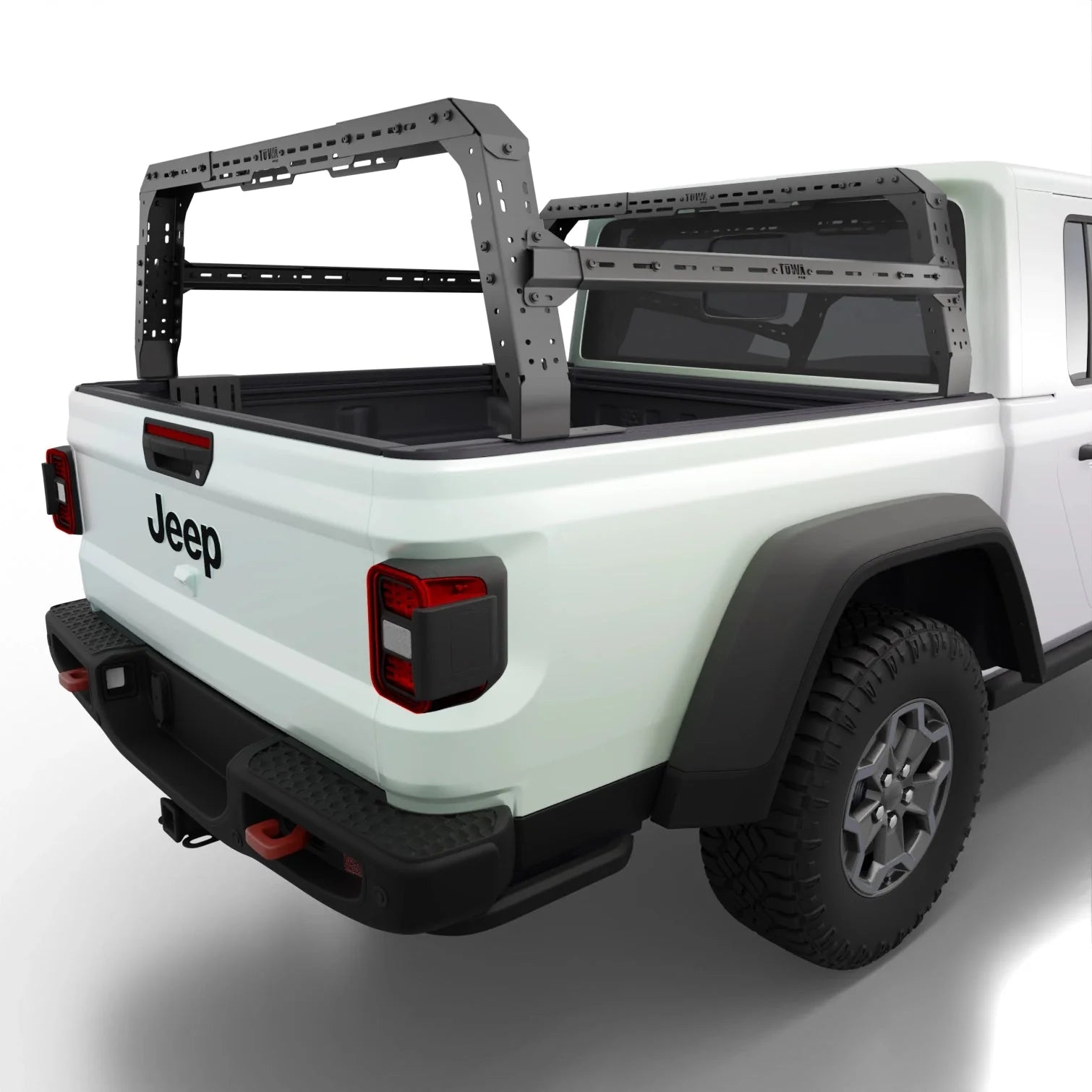 Jeep Gladiator 4CX Series Shiprock Height Adjustable Bed Rack Truck Bed Cargo Rack System TUWA PRO®️