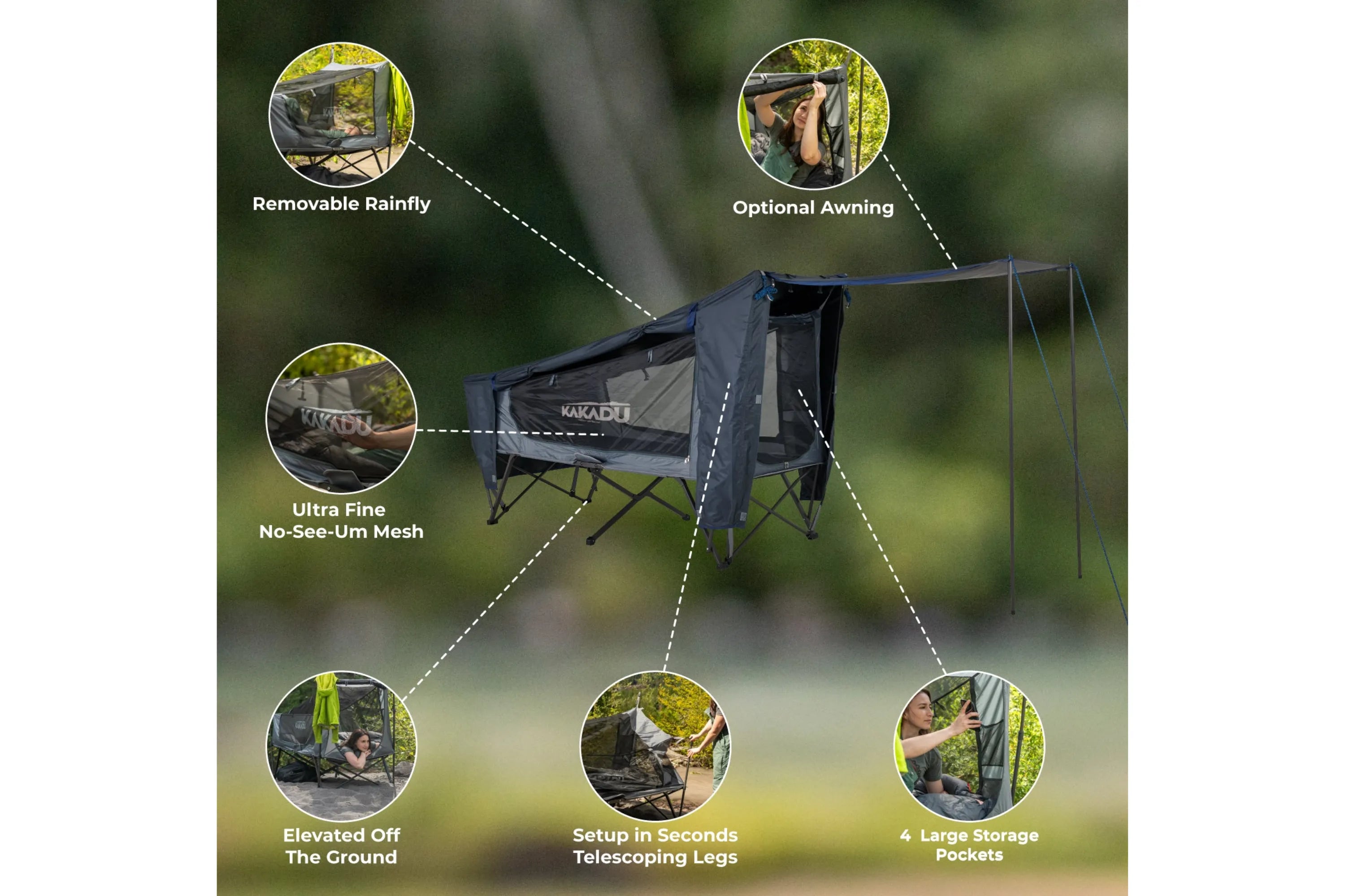 Kakadu BlockOut® Cot Tent 1P