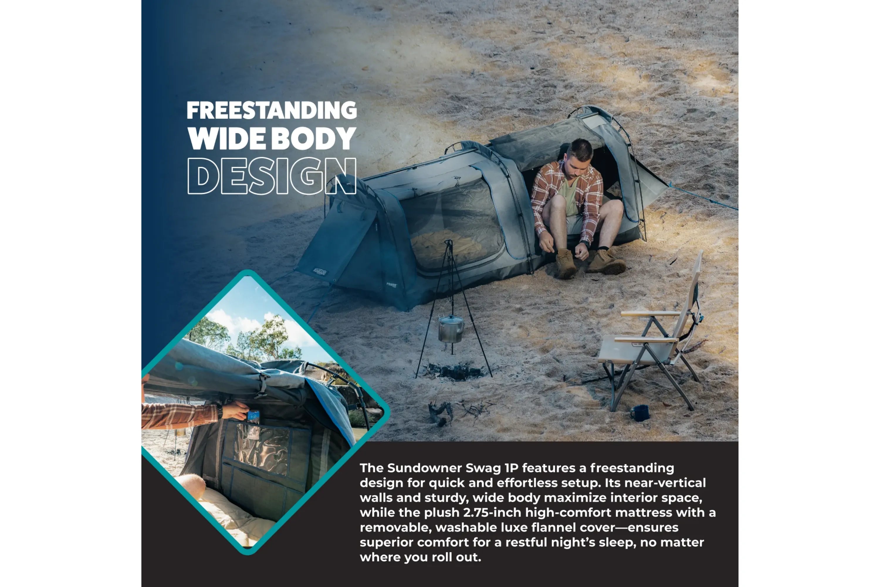 Kakadu Sundowner Swag 1P