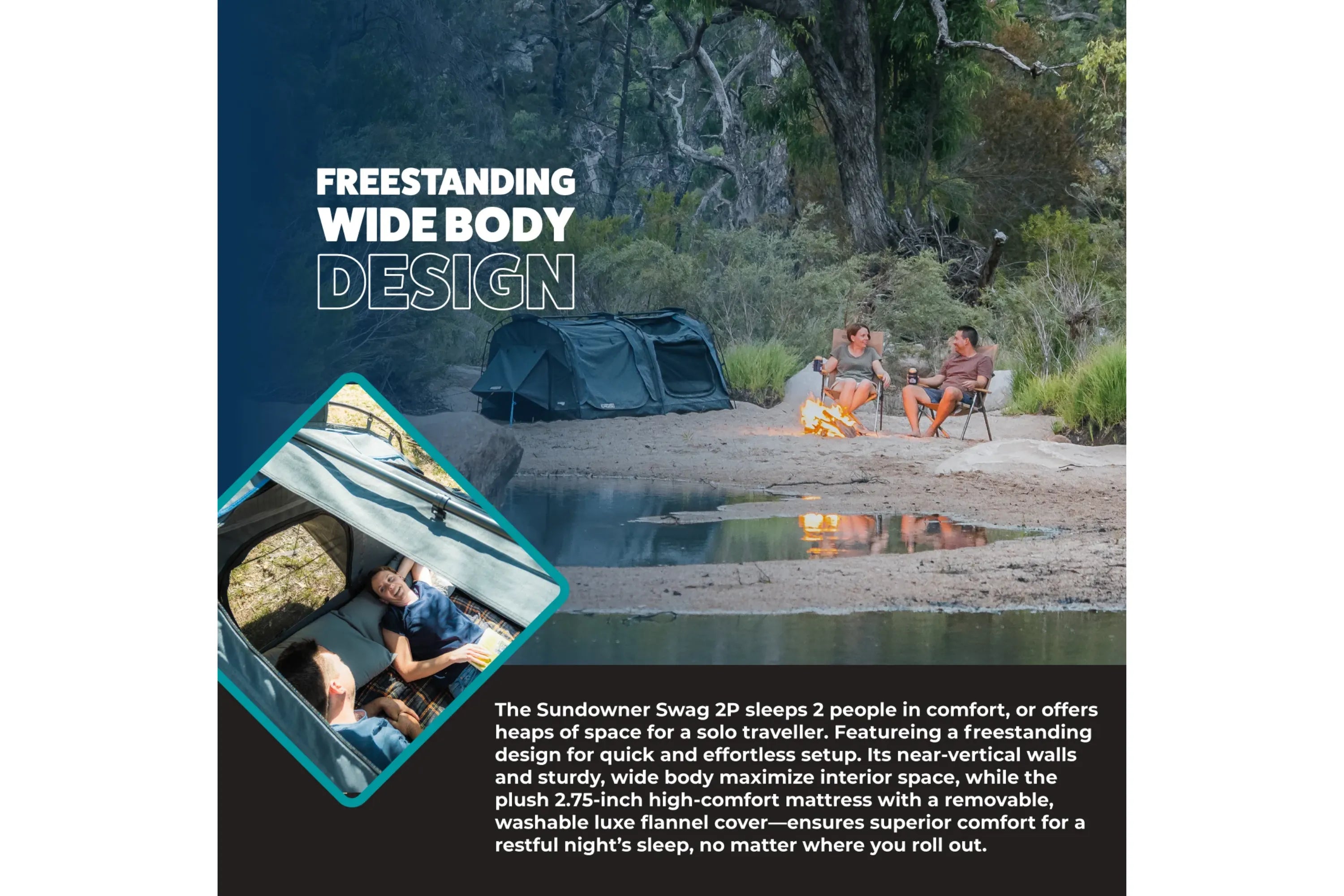 Kakadu Sundowner Swag 2P