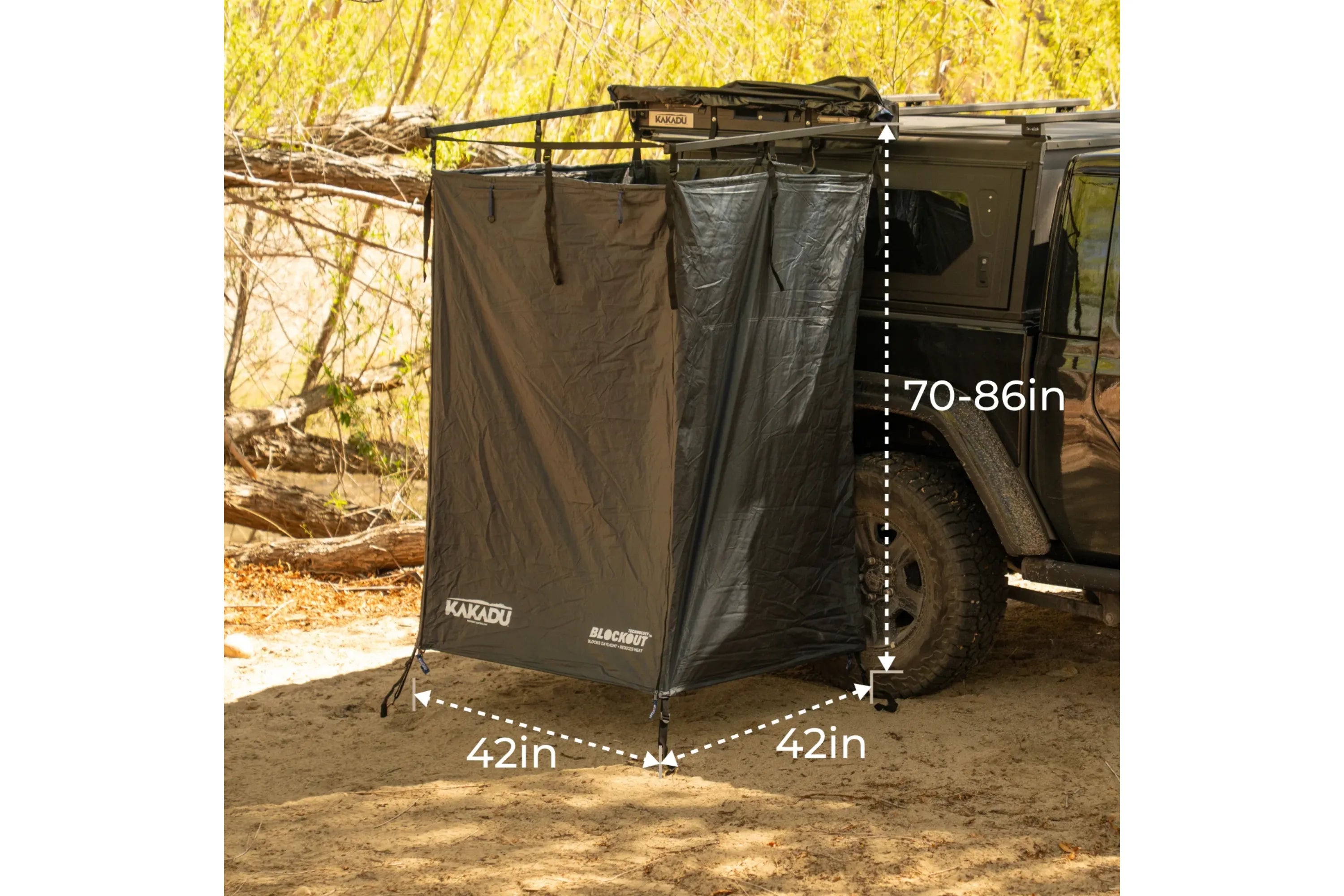 Kakadu Outback Shower Vehicle Tent