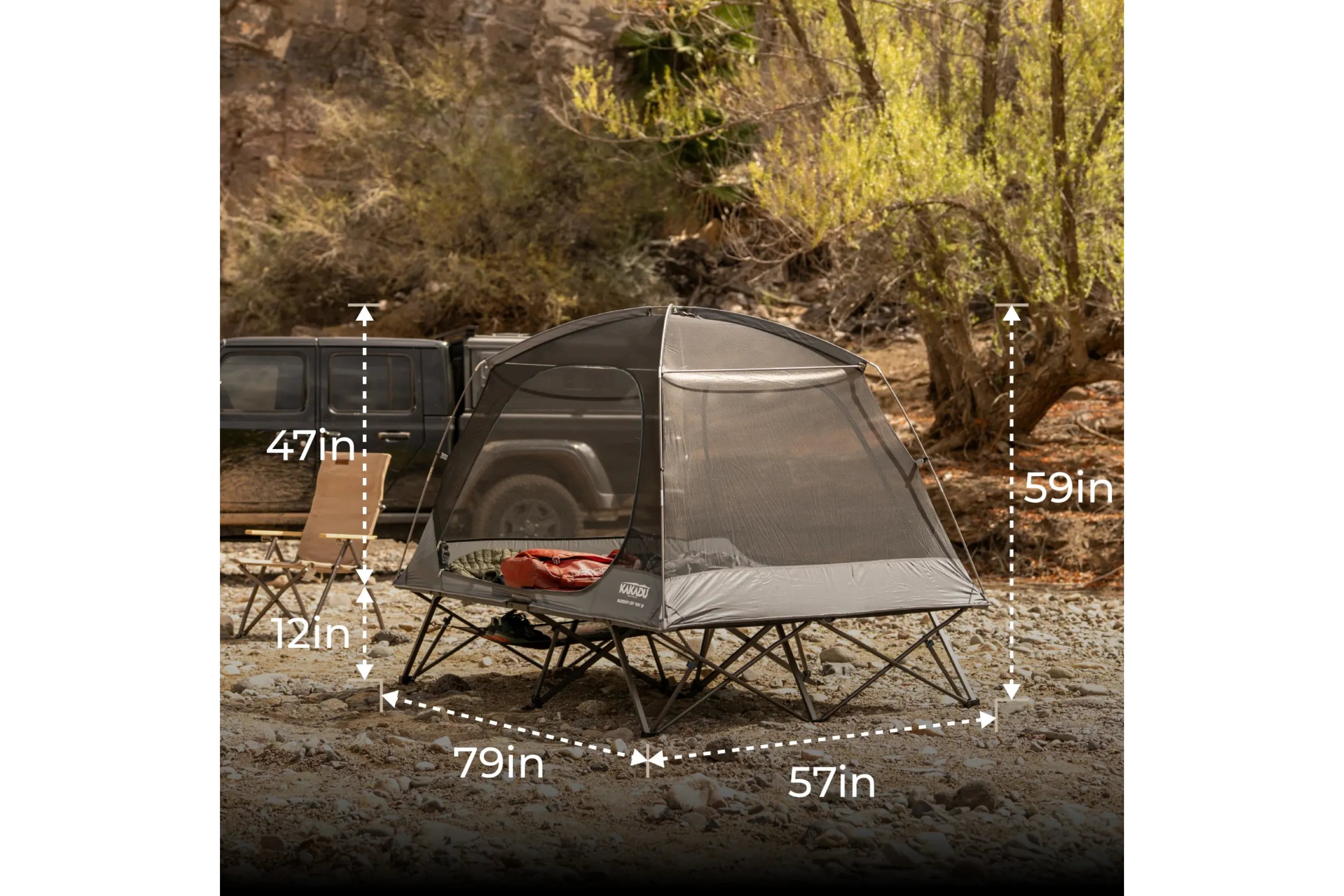 Kakadu BlockOut® Cot Tent 2P