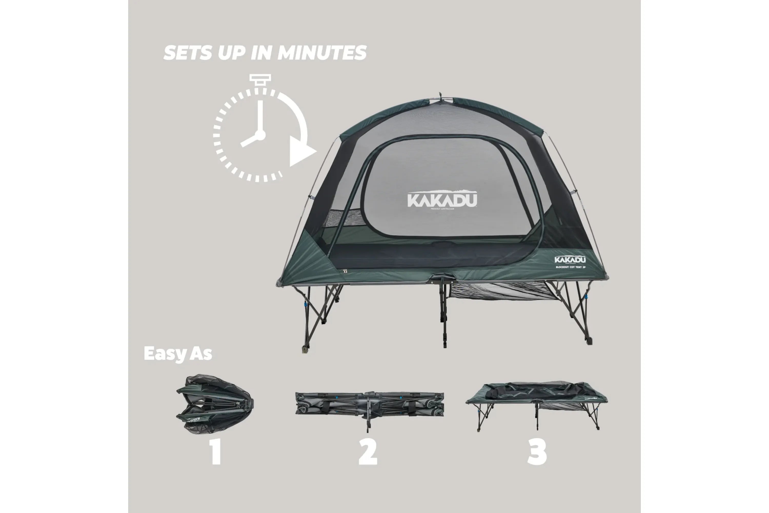 Kakadu BlockOut® Cot Tent 2P