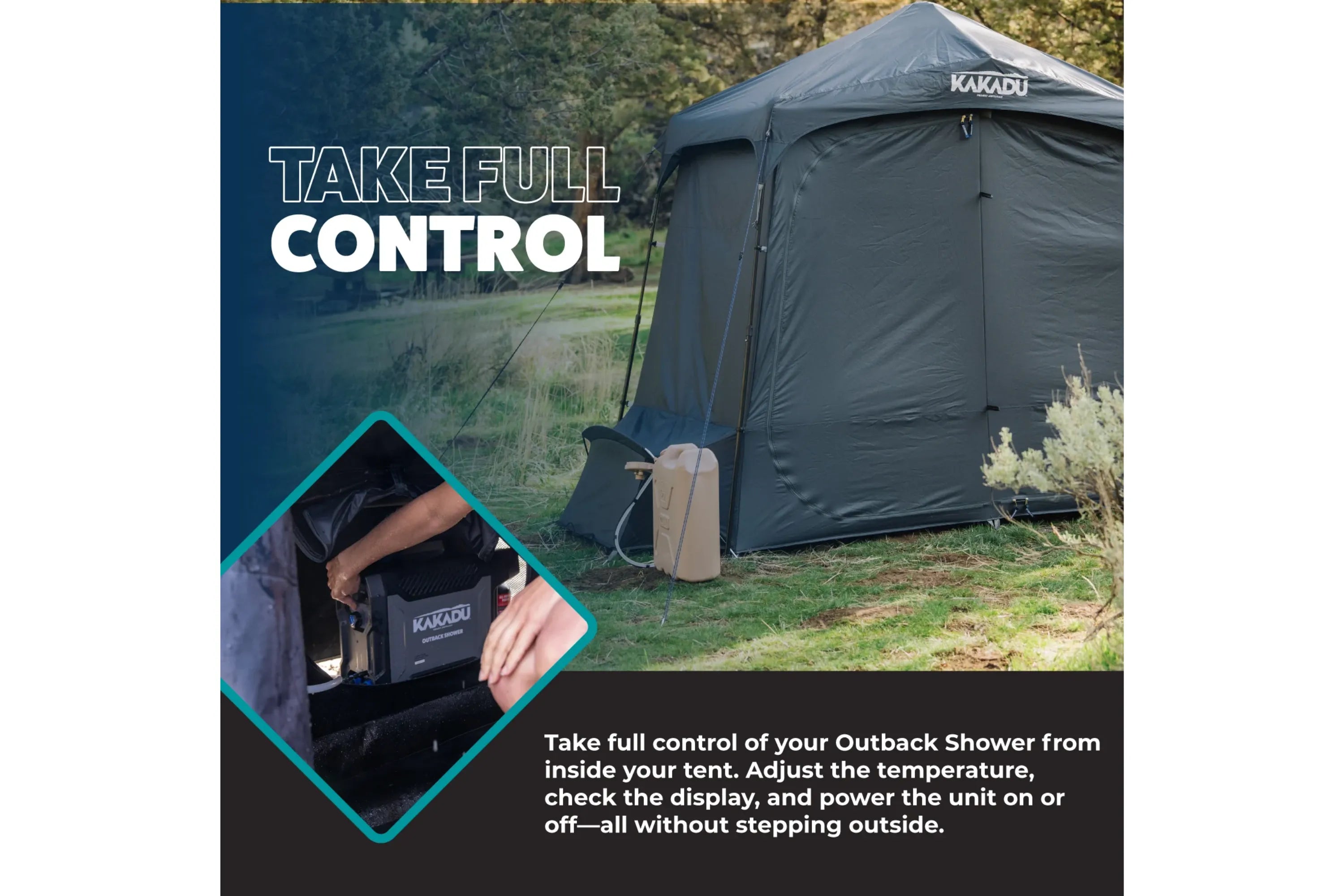 Kakadu Outback Shower Tent Deluxe