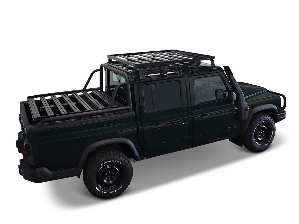 Ineos Grenadier Quartermaster (2023-Current) Roller Tonneau Cover Slimline II Load Bed Rack Kit