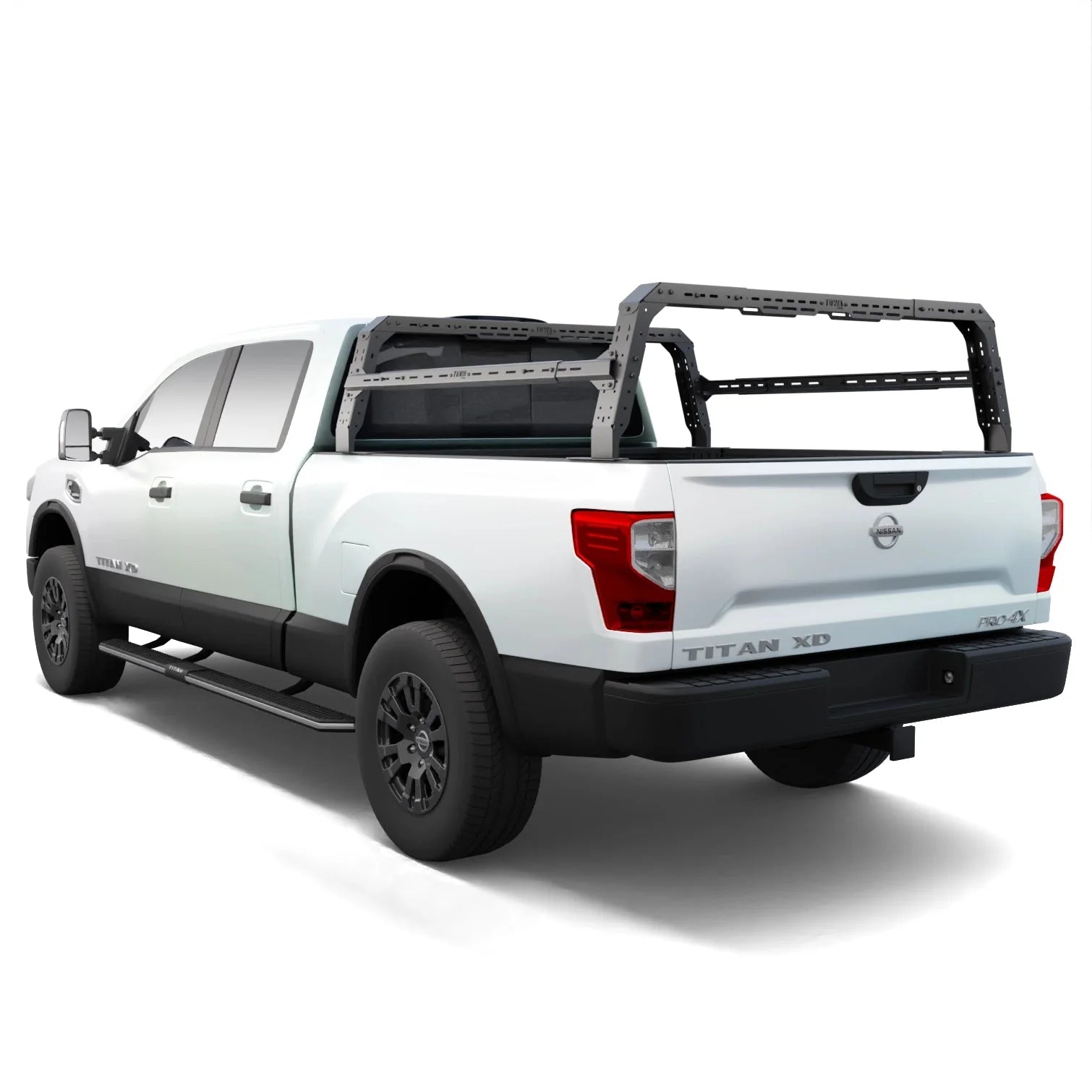 Nissan Titan 4CX Series Shiprock Height Adjustable Bed Rack Truck Bed Cargo Rack System TUWA PRO®️