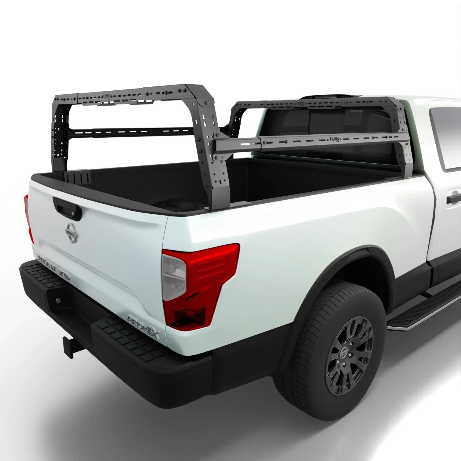 Nissan Titan 4CX Series Shiprock Height Adjustable Bed Rack Truck Bed Cargo Rack System TUWA PRO®️