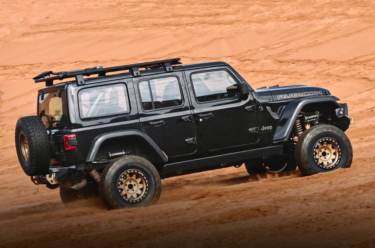 RIVAL Aluminum No-Drill Roof Rack 2018-2025 Jeep Wrangler JL 4-Door | 2020-2025 Jeep Gladiator