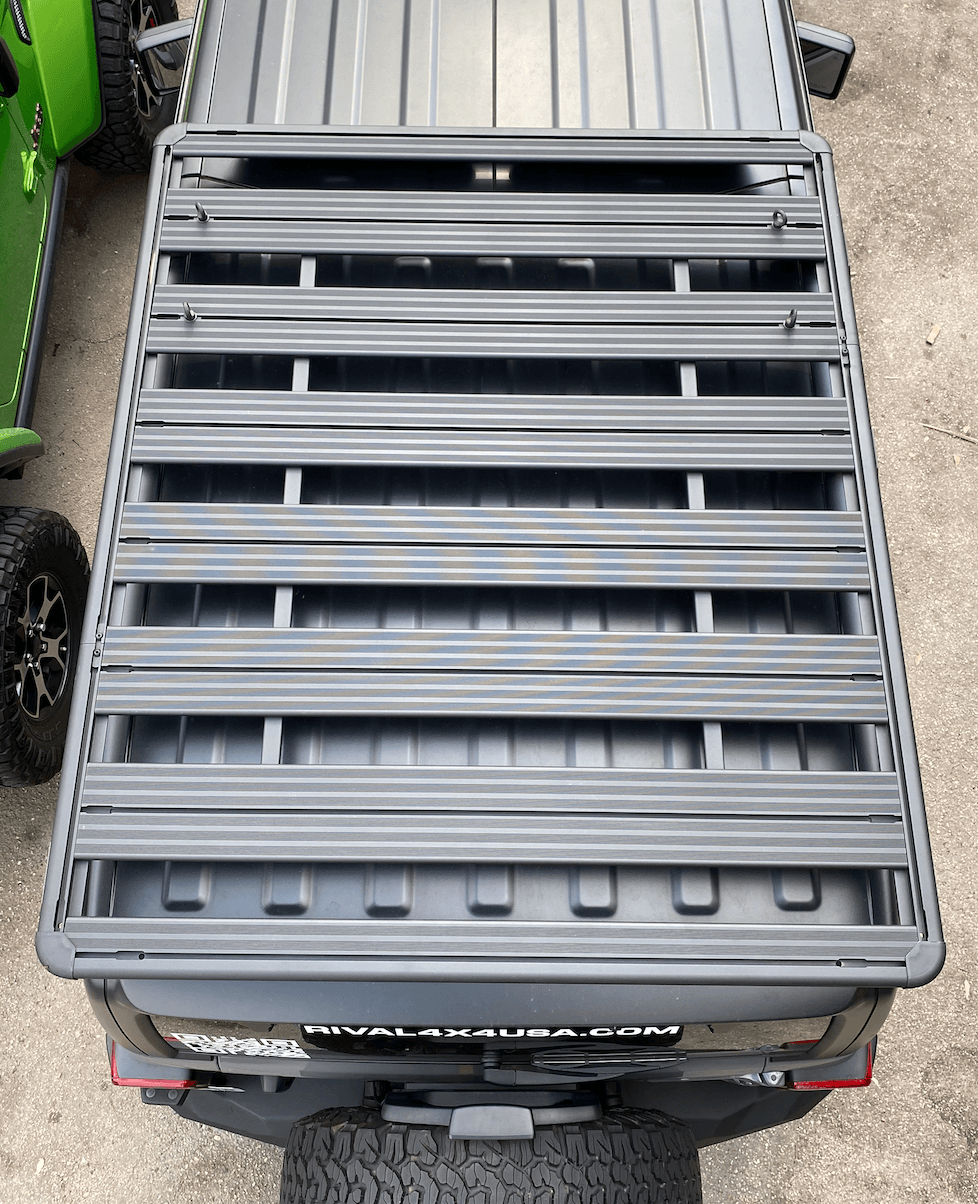 RIVAL Aluminum No-Drill Roof Rack 2018-2025 Jeep Wrangler JL 4-Door | 2020-2025 Jeep Gladiator