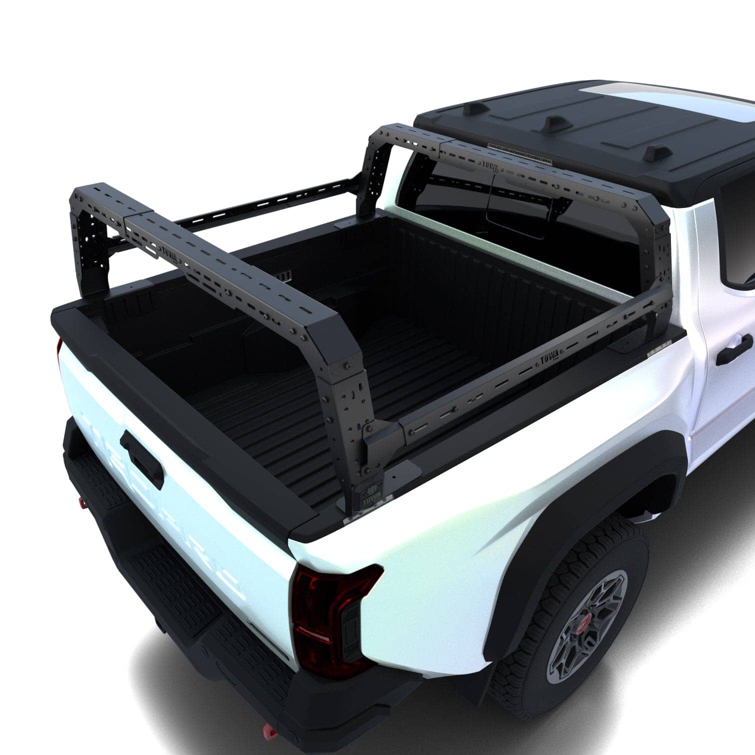 Toyota Tacoma 4CX Series Shiprock Height Adjustable Bed Rack Truck Bed Cargo Rack System TUWA PRO®️