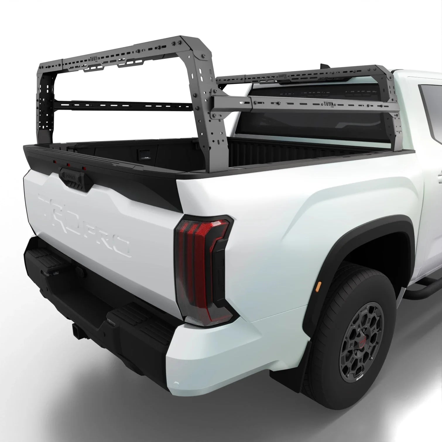 Toyota Tundra 4CX Series Shiprock Height Adjustable Bed Rack Truck Bed Cargo Rack System TUWA PRO®️